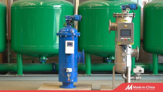 Промышленный фильтр для очистки воды Корпус из нержавеющей стали SS304/316 Вертикальный автоматический самоочищающийся фильтр для сточных вод/орошения/опреснения морской воды